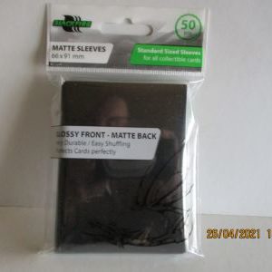 Sleeves, Matte, 50 standard sized, Blackfire