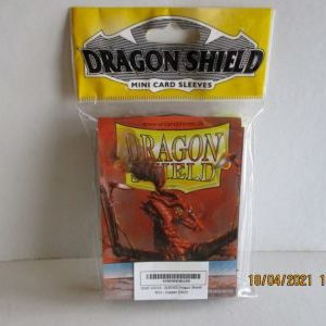 Small sleeves koper, 50 sleeves Dragon Shield