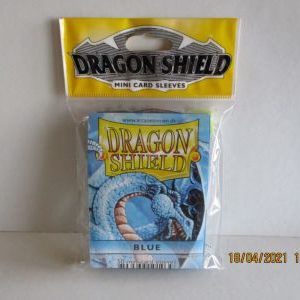 Small Sleeves Blue, 50 sleeves Dragon Shield