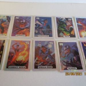 Marvel Masterpieces, full promoset