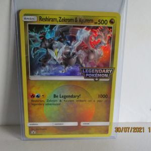 Oversized card Reshiram, Zekrom & Kyurem