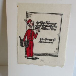 Otto Feil, Oostenrijk, lithografie, 1934, gesigneerd