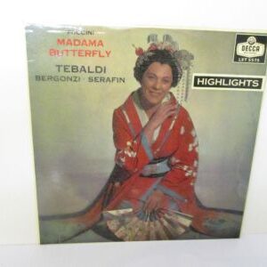 Madama Butterfly, Renata Tebaldi, Orchestra conducted by Tullio Serafin