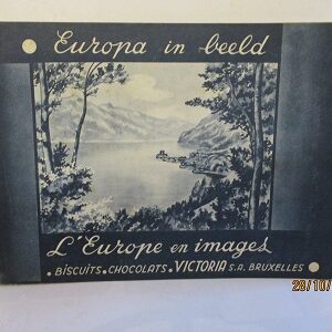Europa in beeld, deel 2, blauwe kaft, uitgave Chocolade Victoria