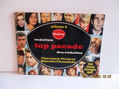 Vedetten Top Parade, album 2, uitgave chocolade-Biscuits Victoria