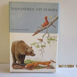 Zoogdieren uit Europa, deel I, uitgave Artis-Historia