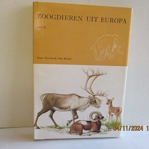 Zoogdieren uit Europa, deel II, uitgave Artis-Historia, 1972