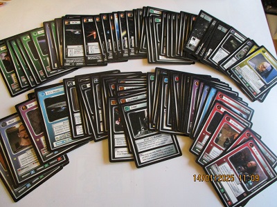 Star Trek, Blaze of Glory, 119 different cards