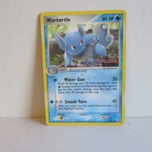 Wartortle, prerelease card, Gold Stamp, 50/112, Ex fire Red & Leaf Green