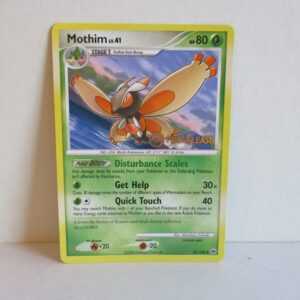 Mothim, prerelease card, Gold Stamp, 92/100, Majestic Dawn, Near mint