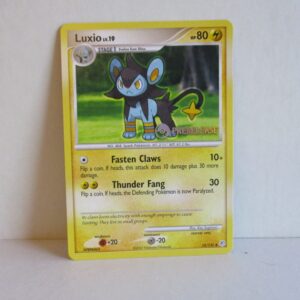 Luxio, prerelease card, Gold Stamp, 52/130, Diamond and Pearl, Near Mint