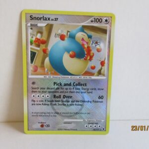 Snorlax, league promo stamped holo reverse, Rising Rivals, 33/111