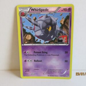 Whirlpede, league promo stamped holo reverse, Black & White, 53/114