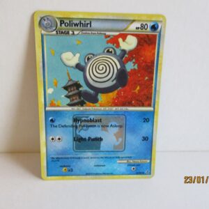 Poliwhirl, league promo stamped holo reverse, Unleased, 37/95