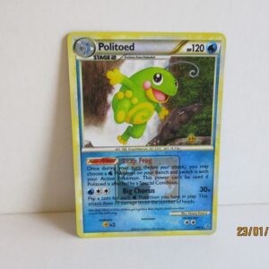 Politoed, lague promo stamped holo reverse, Unleased, 17/95