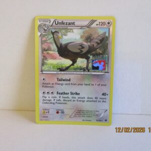 Unfezant, league promo stamped holo reverse, 82/98, Emerging Powers