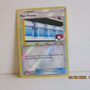 Max Potion, league stamped promo holo reverse, 128a/148