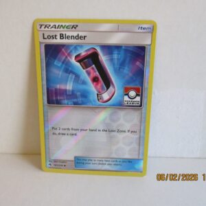 Lost Blender, League stamped promo holo reverse, 181/215, Sun & Moon