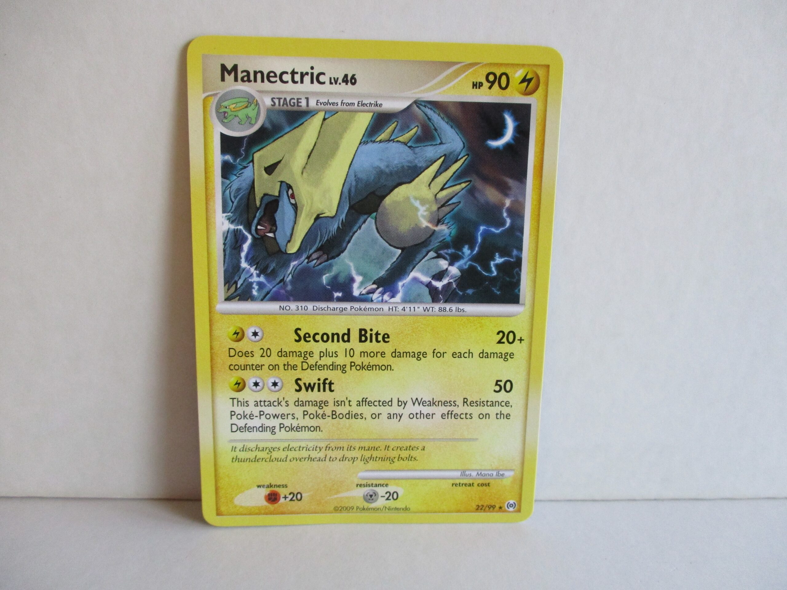 Manectric Lv 46 (AR22), Ex Emerald, Rare, Near Mint