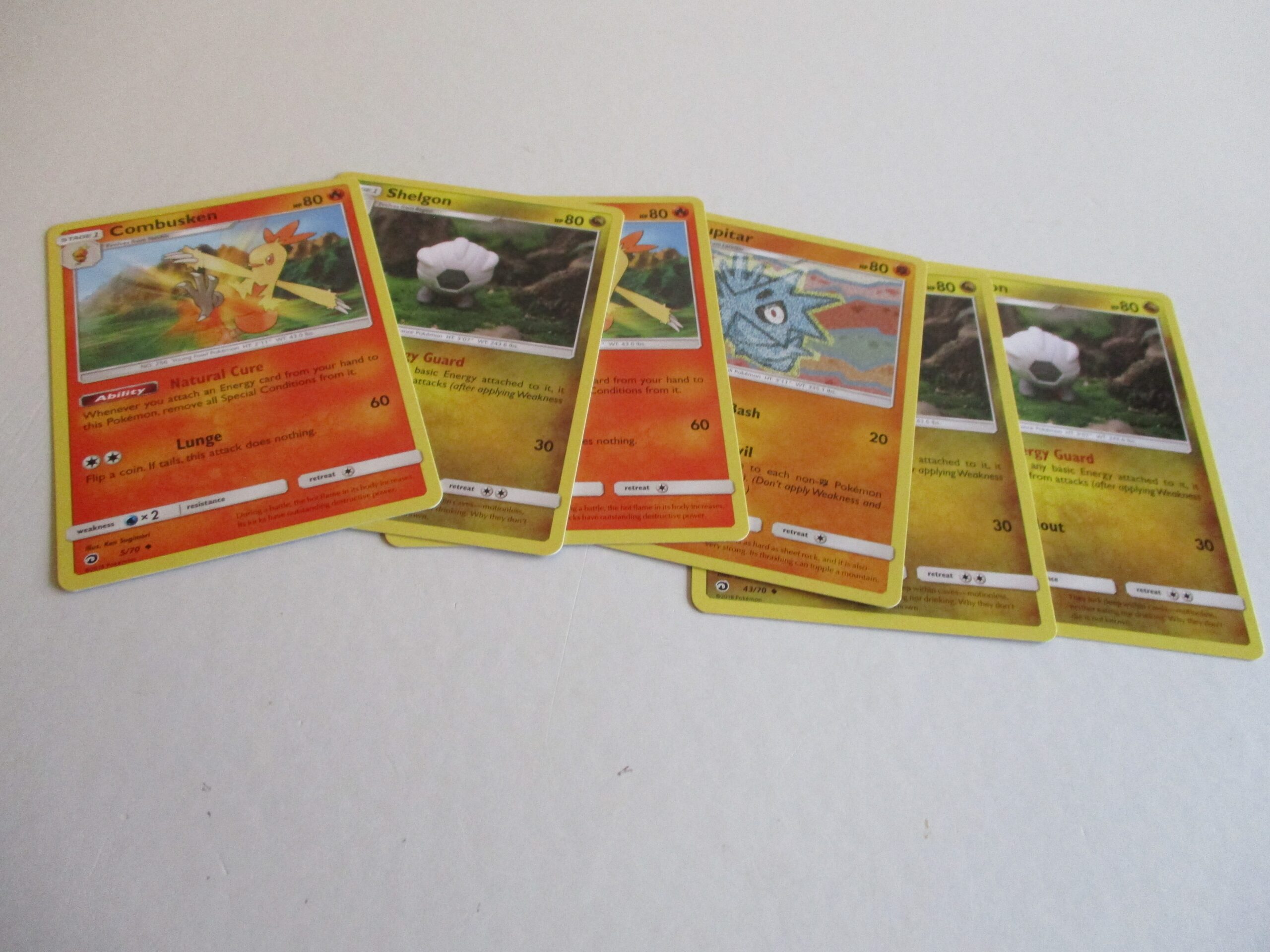 Pokémon, Dragon Majesty, 6 Uncommon cards, near mint