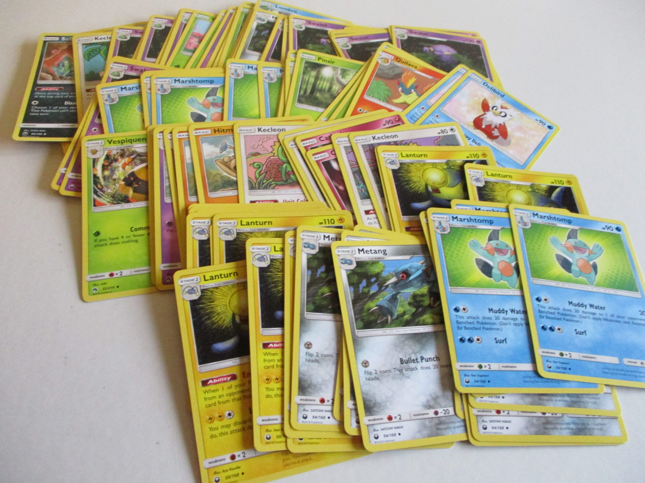Pokémon, Team Up, lot van 80 Uncommons, Near mint