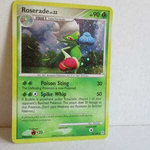 Roserade, Lv 33, Stormfront, RareHolo, Near Mint