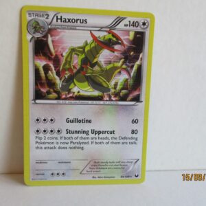 Haxorus, Plasma Blast, RareHolo, Near Mint