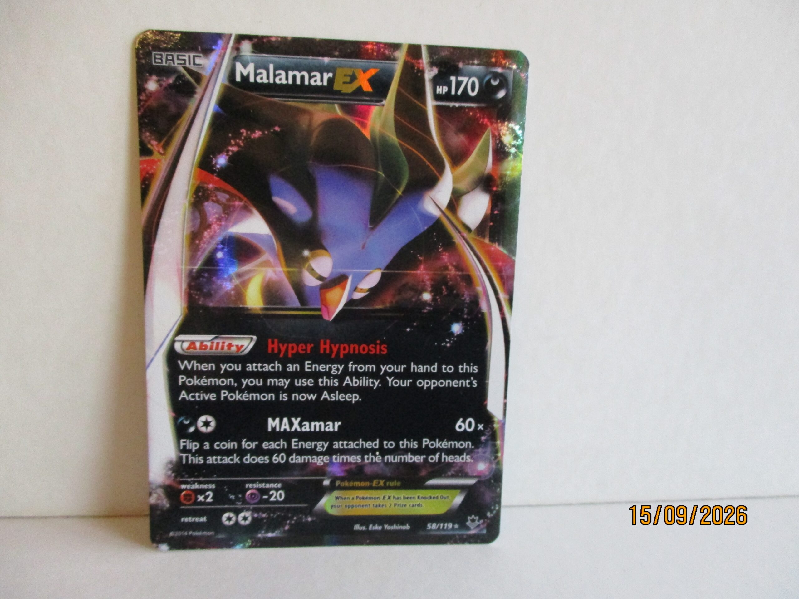 Malamar Ex, Phantom Forces, Ultr Rare, Near Mint
