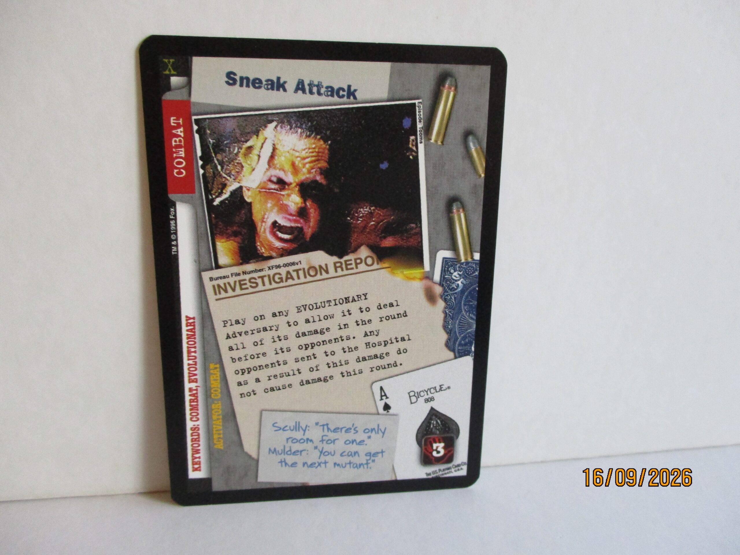 X-Files, Limited Edition, Sneak Attack, Rare