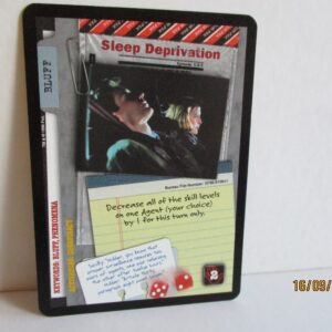 X-Files, Limited Edition, Sleep Deptivation,, Rare