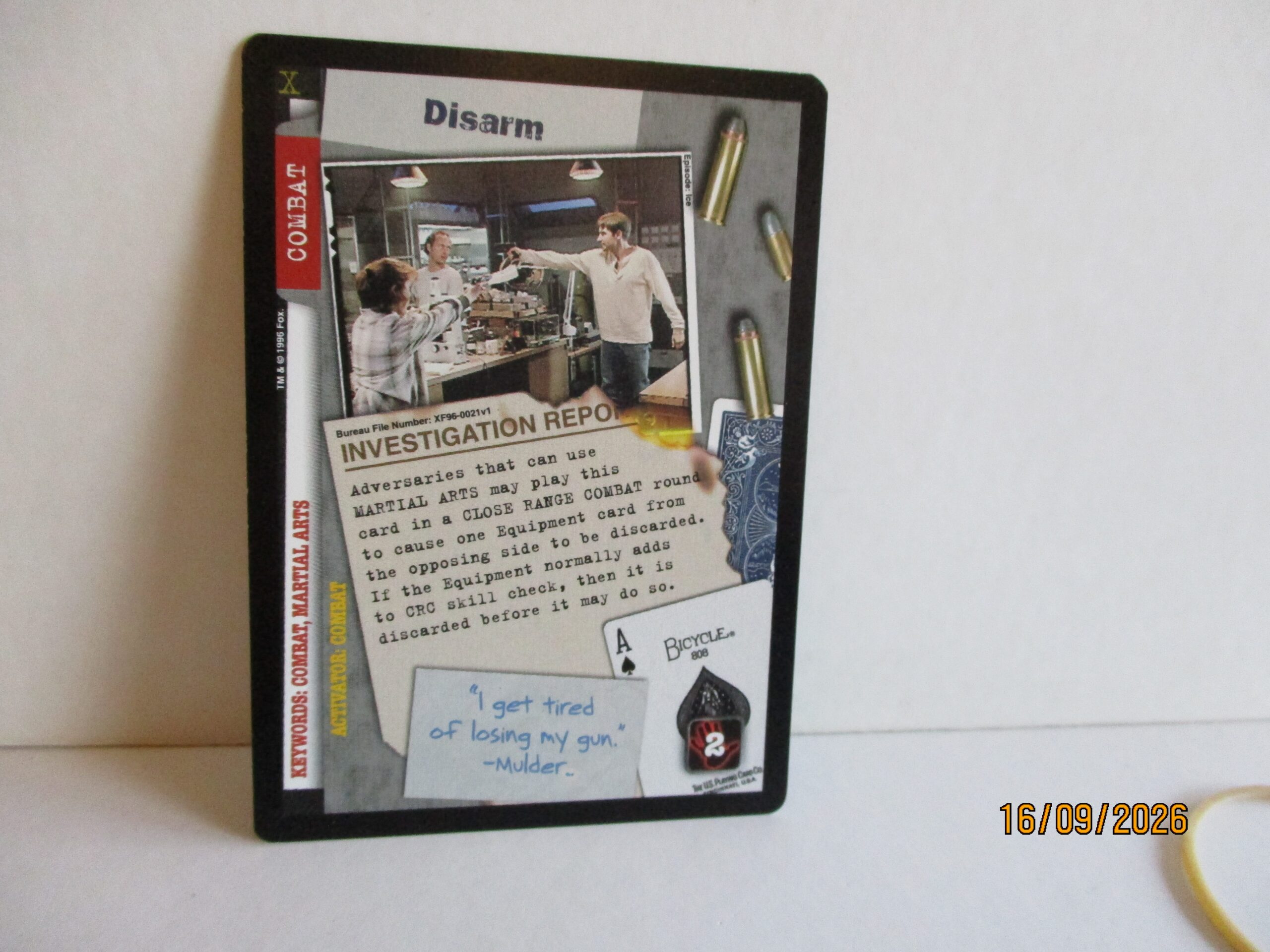 X-Files, Limited Edition, Disarm, Rare
