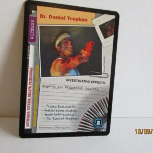 X-Files, Limited Edition, Dr. Daniel Trepkos, Rare